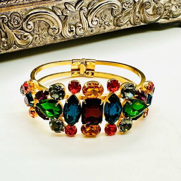 Vintage Fruit Salad Crystal Bracelet - Picture 9 of 12